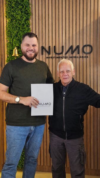 João Antônio com Allan Tantsch, sócio da Numo