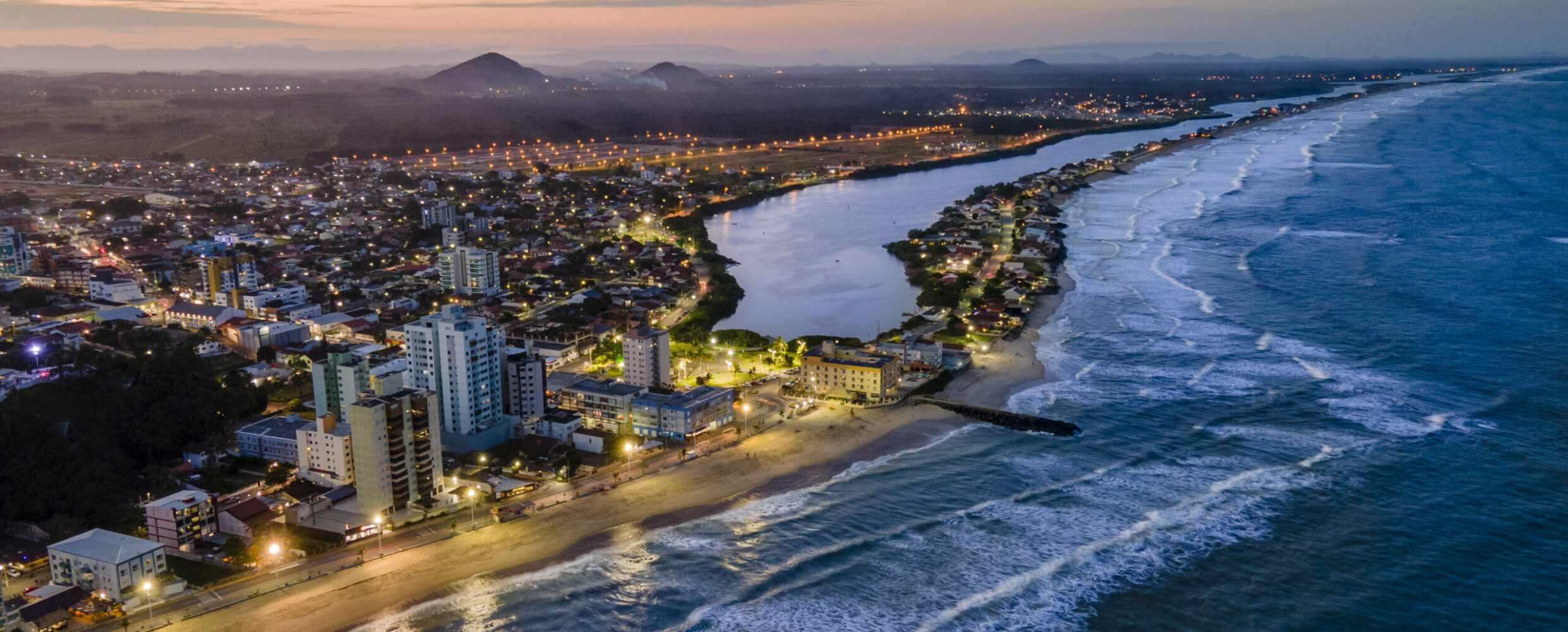 Vista aérea de Barra Velha
