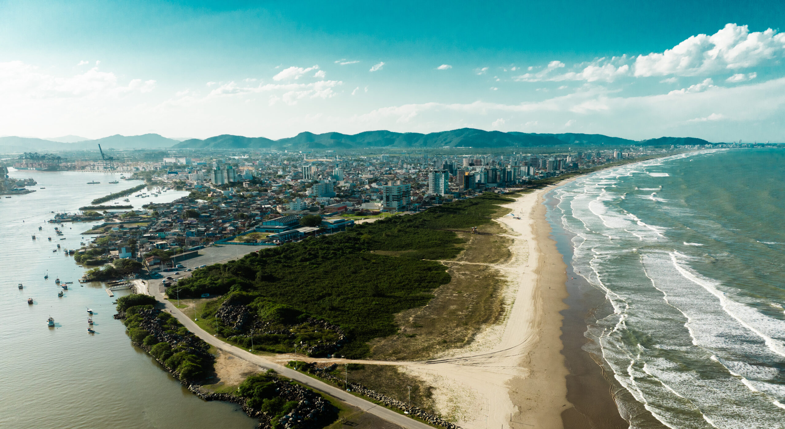 Vista aérea de Navegantes